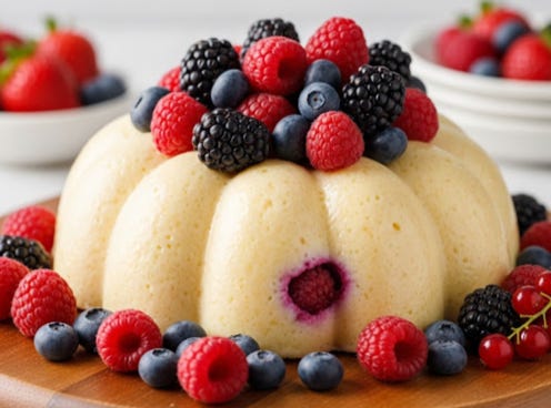 zuckerfreier puddingkuchen