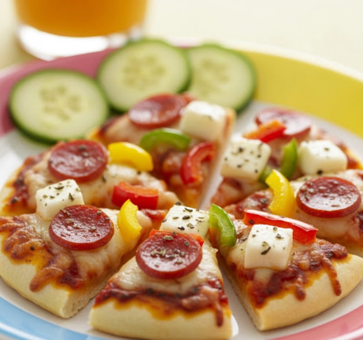 Kleinkinder-Pizza